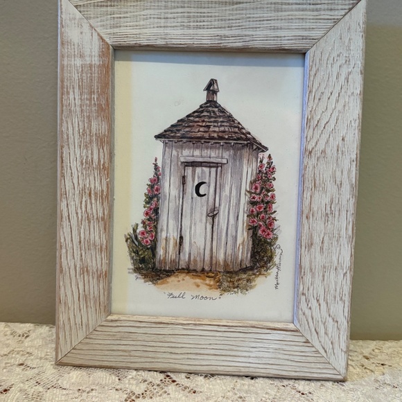 MARTA HINSON ARTIST  THREE OUTHOUSE PRINTS - Picture 2 of 5